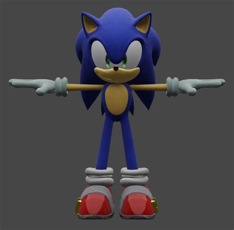 Sonic Unleashed Model Render [Blender] | Sonic the Hedgehog! Amino