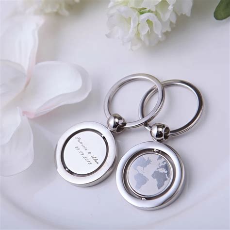 50Pcs Personalized Wedding Favor Keychain Customized Birthday Party ...