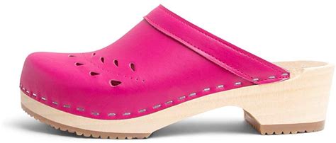 Amazon.com | VERKA Women's Wooden Clogs from Sweden - BLOMMA [EU 41 ...