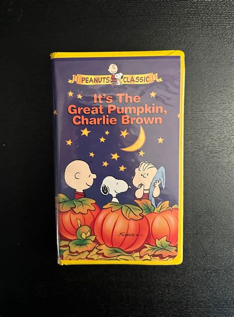 Vintage Halloween VHS Its the Great Pumpkin Charlie Brown 1996 VHS Vintage VHS Tape Vintage ...