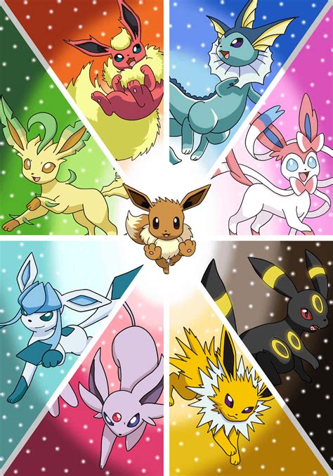 Pokemon Eevee Evolution Wallpaper