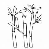 Bamboo Leaf Coloring Pages Printable sketch template
