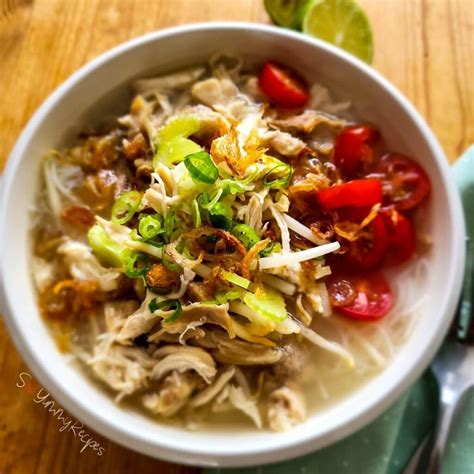 Soto Ayam Recipe: Indonesian Chicken Noodle Soup - So Yummy Recipes