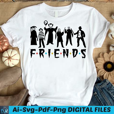 Friends Halloween t-shirt design, Friends Halloween SVG, Halloween ...