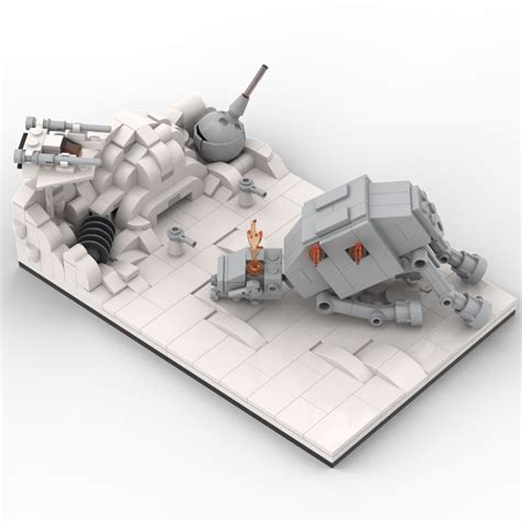 Lego Star Wars Echo Base Attack on Hoth Display Set - MOC Instructions