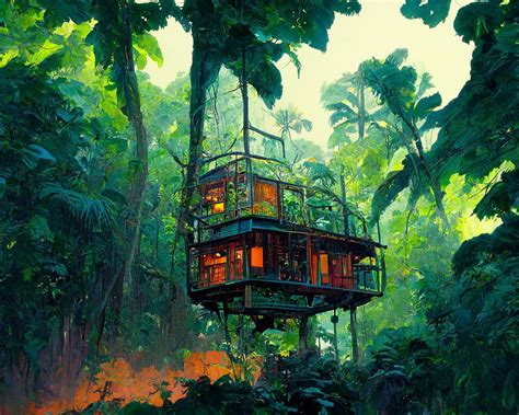 Download Tree House, Jungle, Forest. Royalty-Free Stock Illustration Image - Pixabay