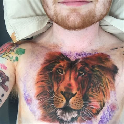 So Does Ed Sheeran Have a Lion Tattoo or Not?!