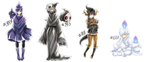 Ghost pokemon gijinka gifs by Evil-usagi | Pokemon gijinka, Pokemon ...