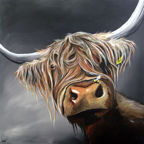 Highland Cow Painting | ubicaciondepersonas.cdmx.gob.mx