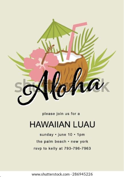 491 Tiki Party Invitation Images, Stock Photos & Vectors | Shutterstock