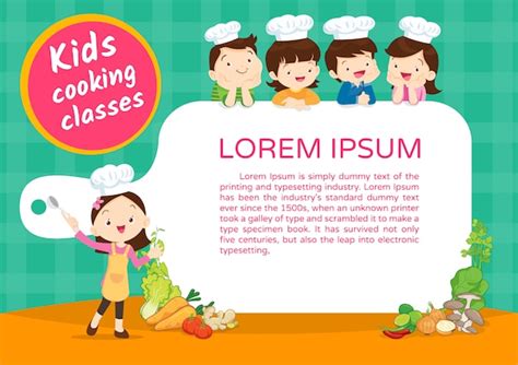 Premium Vector | Kids cooking class certificate template