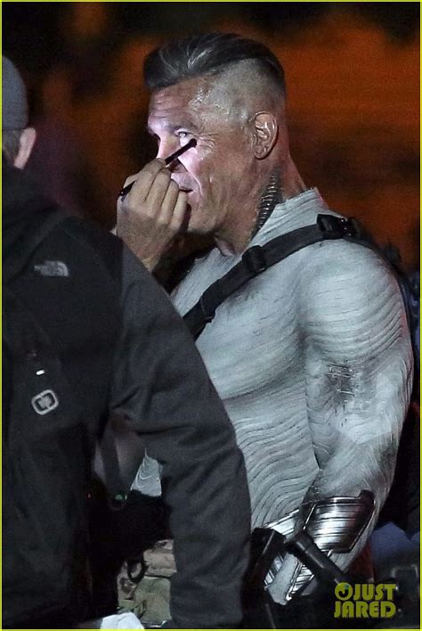 Josh Brolin Films 'Deadpool 2' in His Skin Tight Cable Costume!: Photo ...