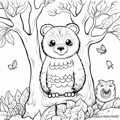 Fall Animal Coloring Pages - Free & Printable!