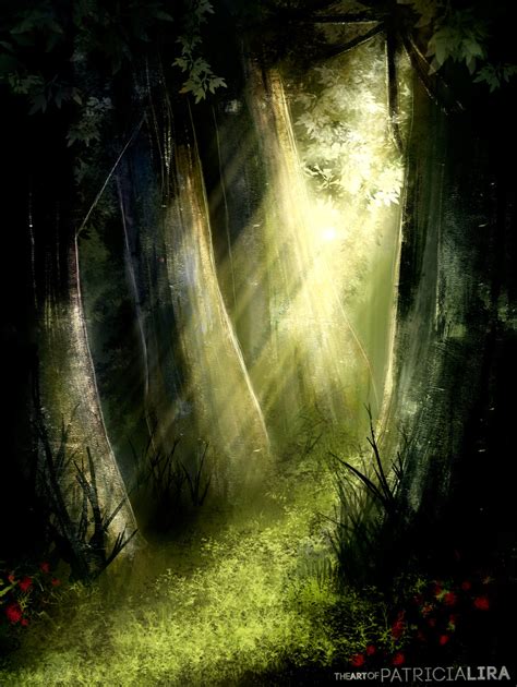 Mystical Forest Painting at PaintingValley.com | Explore collection of ...