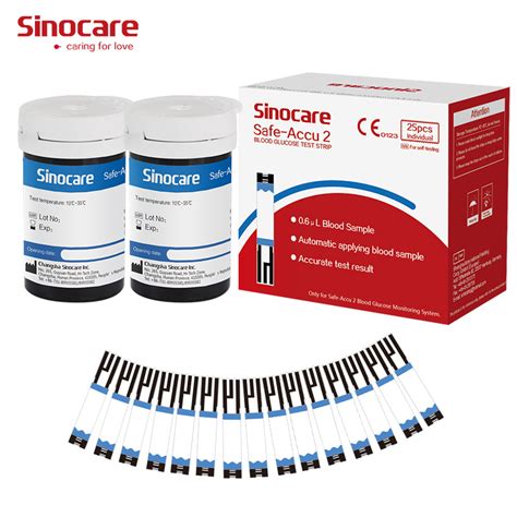 Sinocare Accuracy Intelligent Medical Glucometer Monitor Digital Blood ...