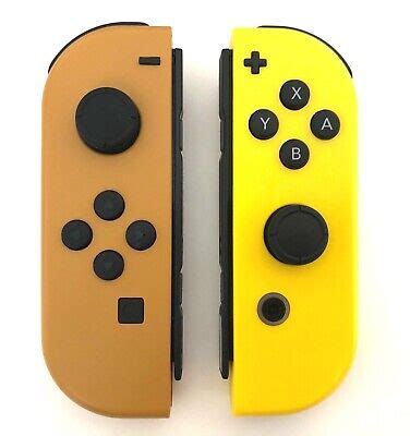 Custom Nintendo Switch Pikachu Eevee Pokemon Theme Style Joy Cons ...