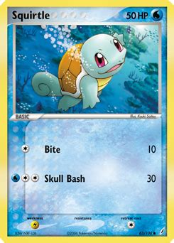 Squirtle Pokemon Card