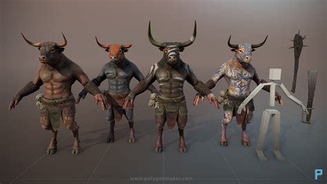 Minotaur Barbarian in Characters - UE Marketplace