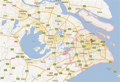 Shanghai Map - China