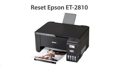 Reset Epson ET 2810 Wicreset Key - YouTube