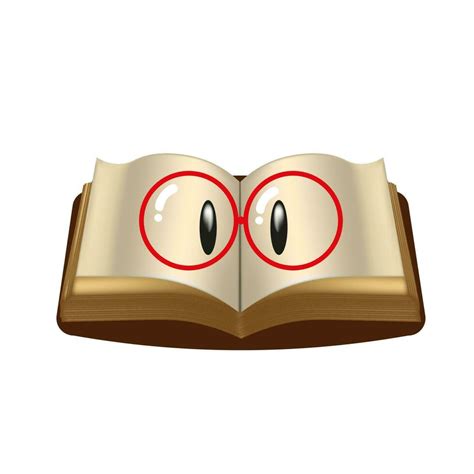 3D Cute Cartoon Dictionary Encyclopedia Bookworm with Glasses 23455643 Vector Art at Vecteezy