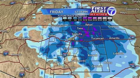 Forecast: Some areas of NM may see a foot of snow