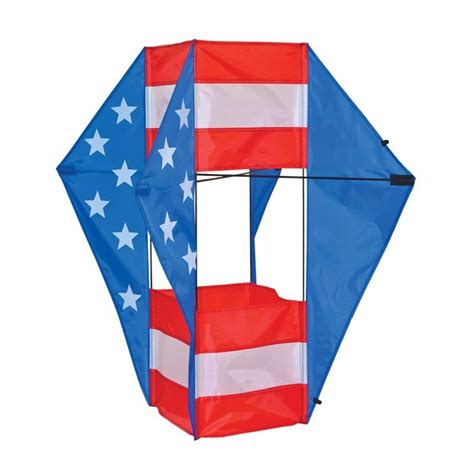 Stars & Stripes Winged Box Kite | In the Breeze | Wholesale Garden Décor and Kites