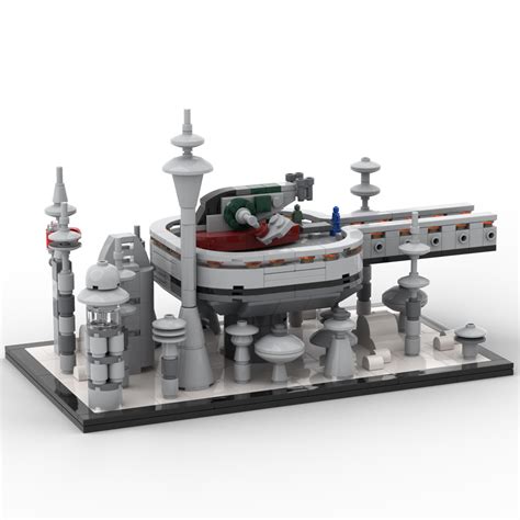 Lego Star Wars Cloud City Slave 1 Display Set - Custom MOC Instructions