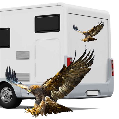 Eagle Motorhome Vinyl Graphic - Camper Car Caravan Horsebox Stickers D – EskVinyl