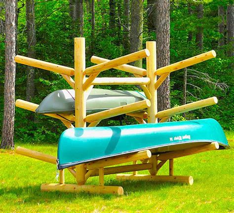 6 kayak canoe and sup storage rack freestanding log rack – Artofit