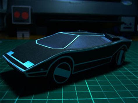 Automan Car Papercraft "Cursor" ~ Paperkraft.net - Free Papercraft, Paper Model, & Papertoy