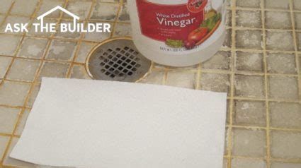 Clean Hard Water Stains Tile Using White Vinegar - AsktheBuilder.com