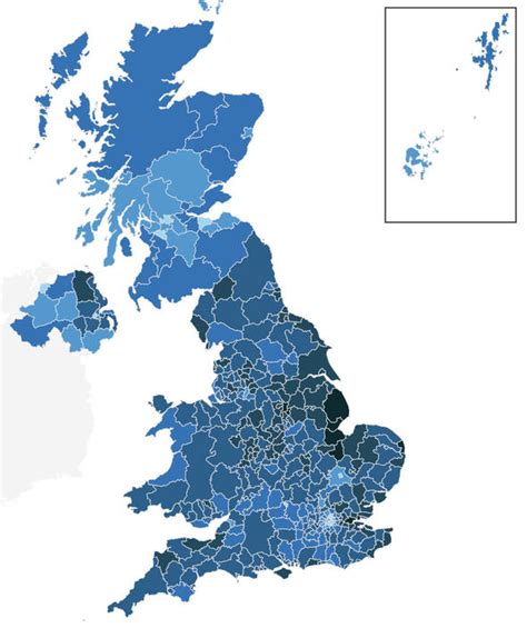 Brexit vote map: TWO YEARS since independence referendum - who voted ...