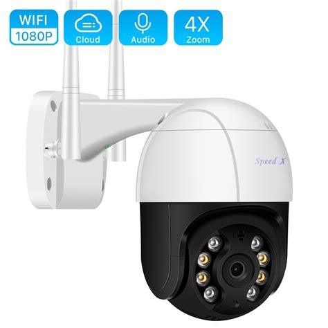 Mini Wifi PTZ Dome Color Vision Motion Detection Camera 2MP 1080p HD ...