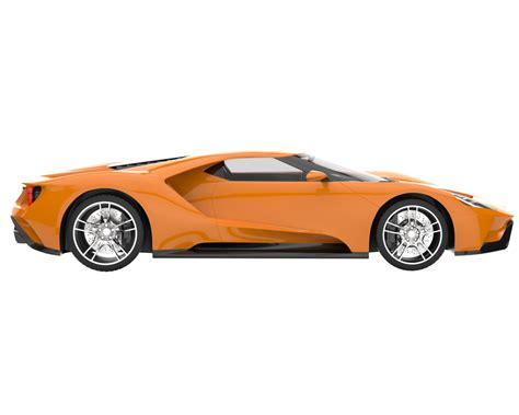 Sport car isolated on transparent background. 3d rendering - illustration 19069155 PNG