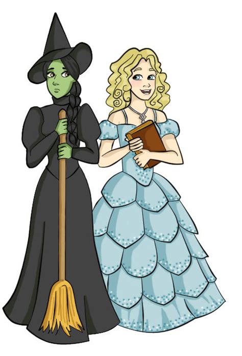 Elphaba and Glinda by llstephy on DeviantArt