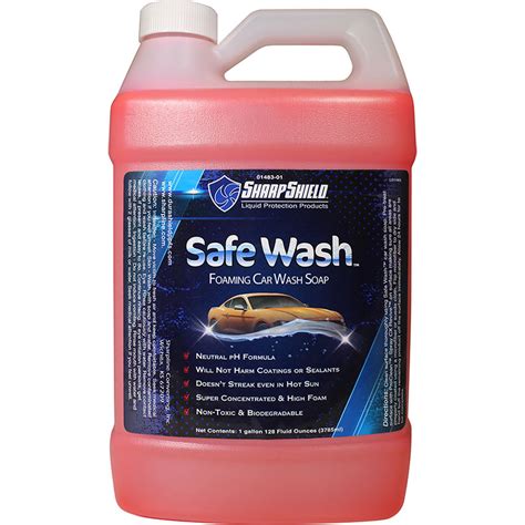 Safe Wash™ High Foam Car Wash Soap Gallon | Detailing Supplies - Sid Savage