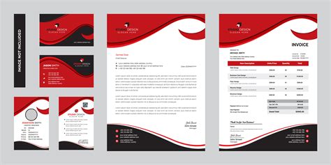 Modern Business Corporate Stationery Template Design 931864 Vector Art at Vecteezy