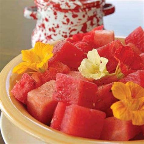 Watermelon and Nasturtium Salad Recipe | Harvest recipes, Salad recipes ...