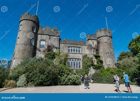 Exterior View of the Malahide Castle & Gardens Editorial Image - Image of landmark, attraction ...