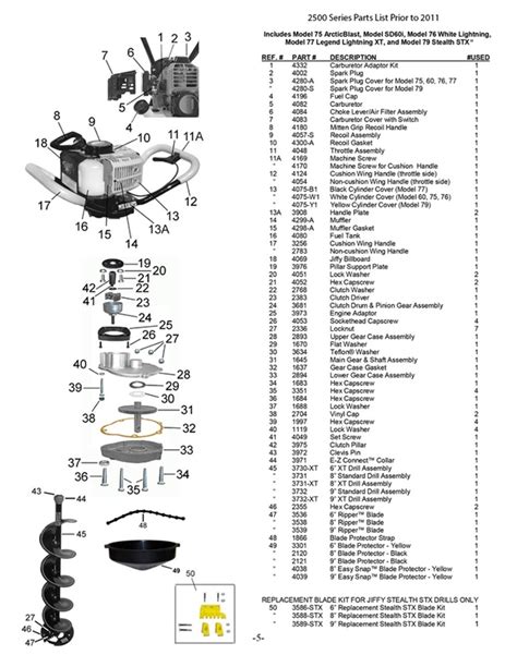 Eskimo Ice Auger Parts Diagram - Wiring Diagram Pictures