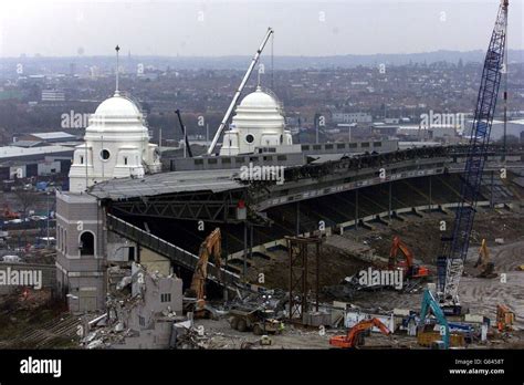 Wembley Stadium demolition Stock Photo - Alamy