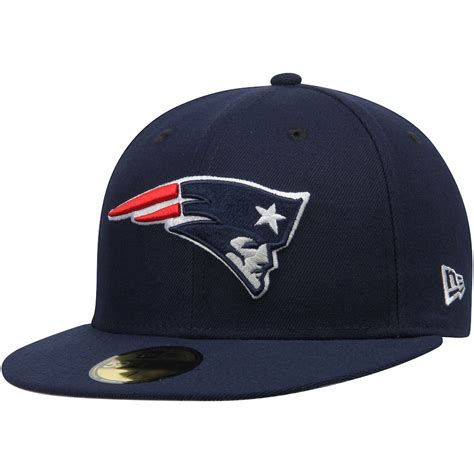 Men's New England Patriots New Era Navy Omaha 59FIFTY Fitted Hat