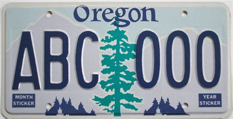 Oregon Sample License Plate - Classic License Plates