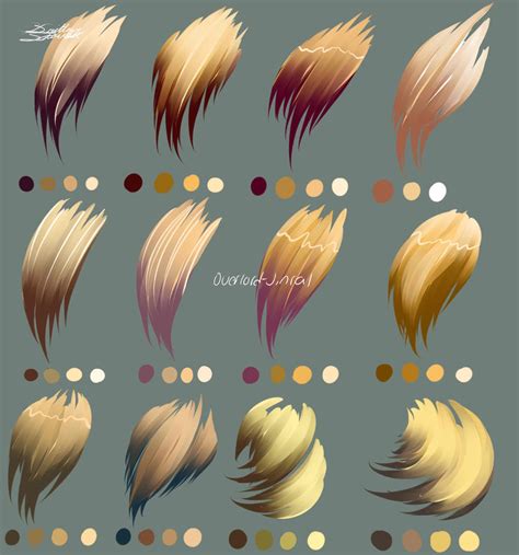 Blond Hair Colors by Overlord-Jinral on DeviantArt