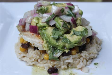 Grilled Tilapia with Avocado Salsa - Carolina Charm