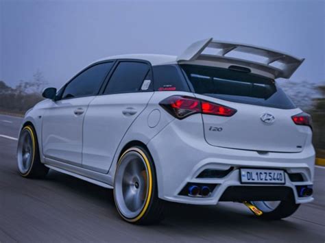 This Customised Hyundai Elite i20 Gets A Body Kit & 20-Inch Alloys