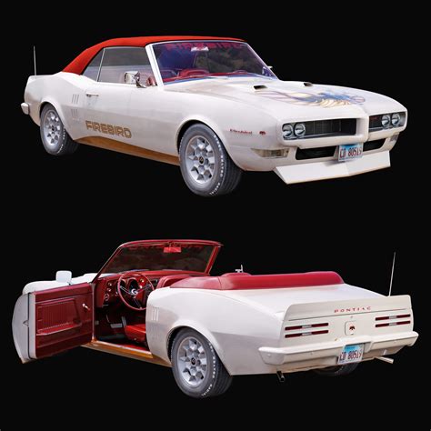 Pontiac Firebird 1968 Convertible Custom - 3D Model by sta_84