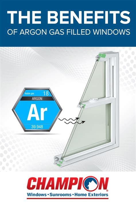 The Benefits of Argon Gas Filled Windows | Windows, Argon, Champion windows