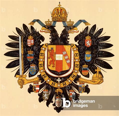 Image of The Habsburg Dynasty: The two-headed eagle bearing the weapon of